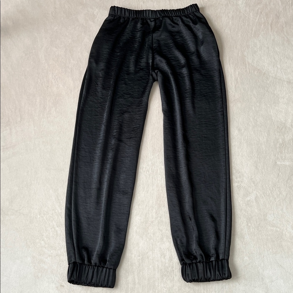 Planet by Lauren G Silk Joggers. Women’s Size 1 - Picture 4 of 10